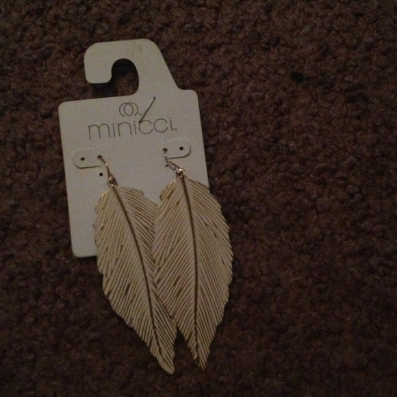 Feather earrings