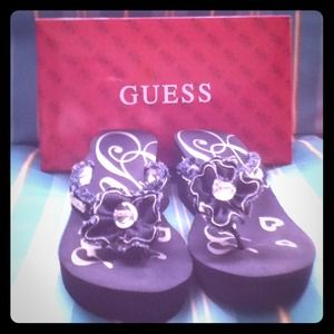 Guess Wedge Flip-flop Sandal✳price reduced✳