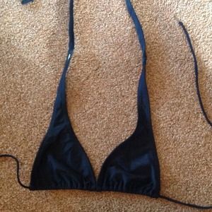 Black halter bikini
