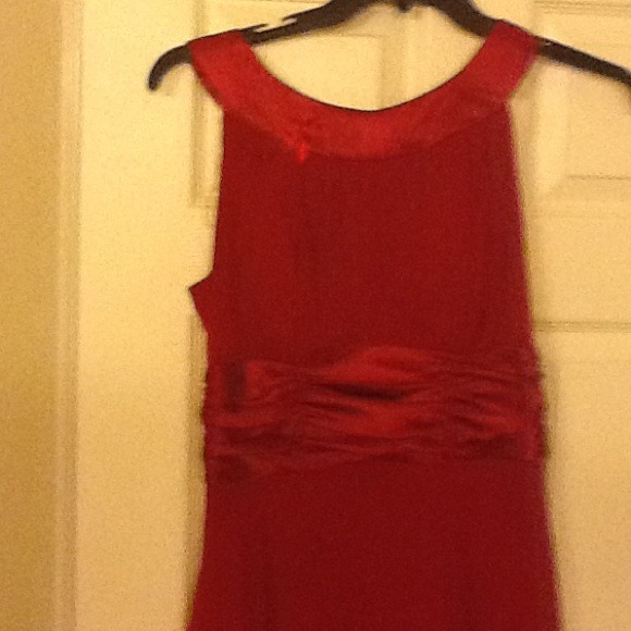 Sexy red dress
