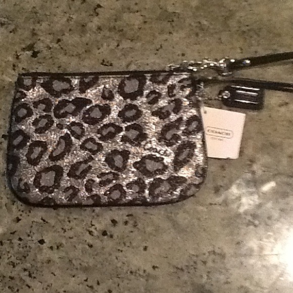 New Authentic Coach Wristlet