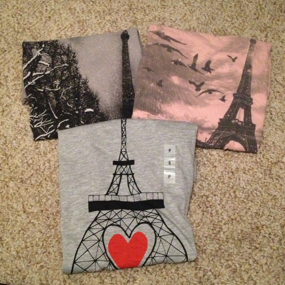 Eiffel Tower Bundle Tees - Picture 1 of 4