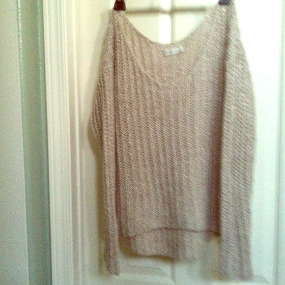 Gold knit sweater