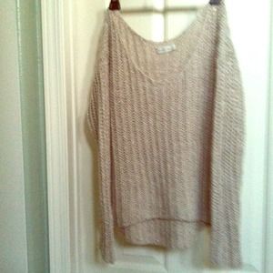 Gold knit sweater