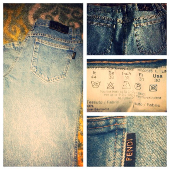 denim FENDI blue jeans💥SALE Tonight ONLY - Picture 2 of 3
