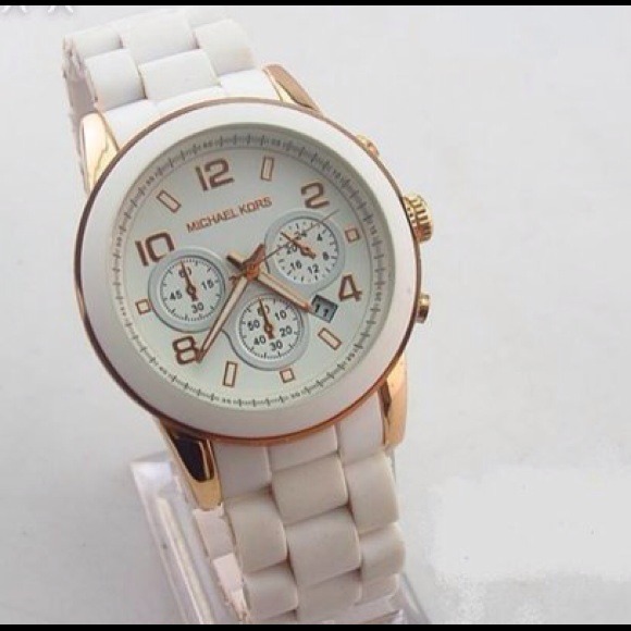 Women's, Men's, White/Gold Watch