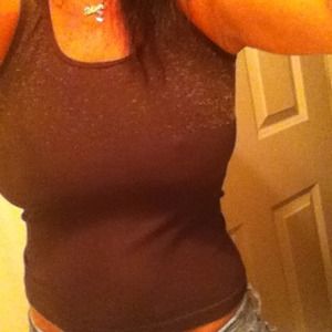 Bebe 2 tops olive green and brown