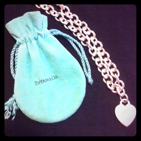 Tiffany & Co Chain, heart pendant necklace. - Picture 1 of 4