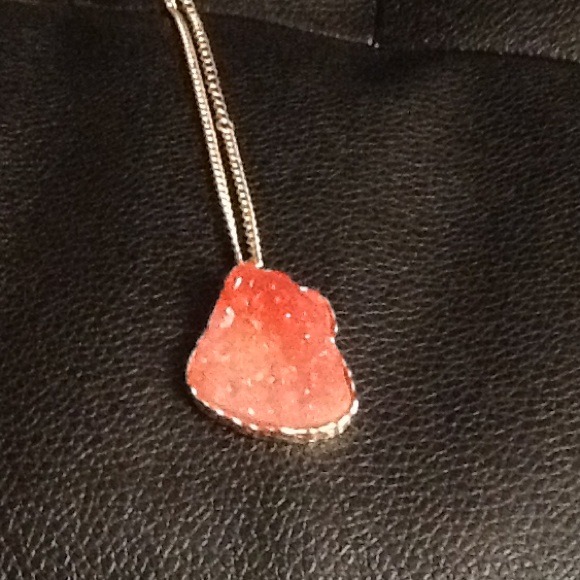 Coral rock necklace