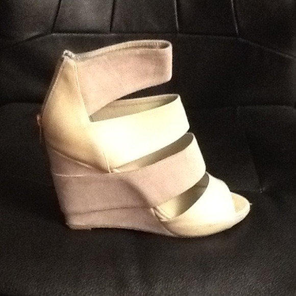 Strappy wedges