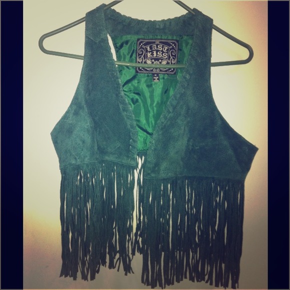 Fringe suede Vest - Picture 1 of 1