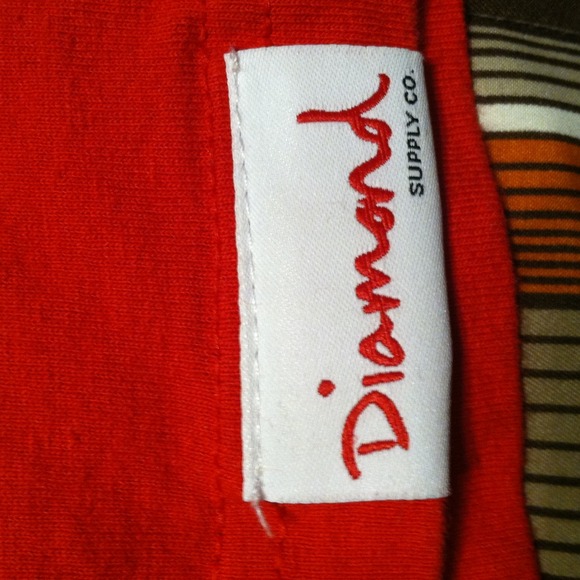 Diamond Supply Co. Tee Shirt Red DMND - Picture 3 of 3