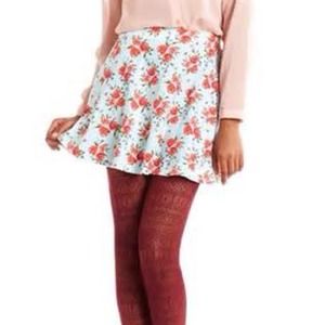 Charlotte Russe Floral Skirt