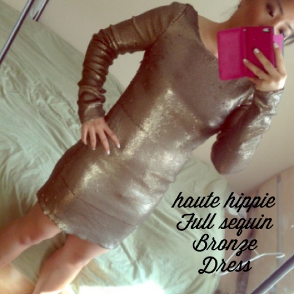 🌟Haute Hippie Sequined Dress🌟