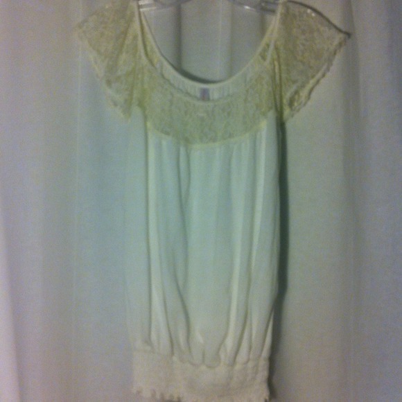 Off white vintage top