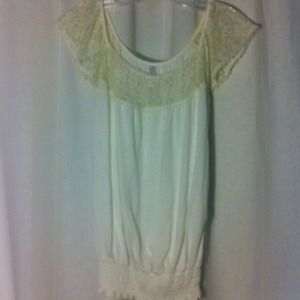 Off white vintage top