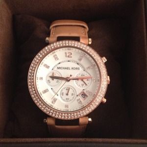 ~*Authentic Michael Kors Parker Chronograph Watch~