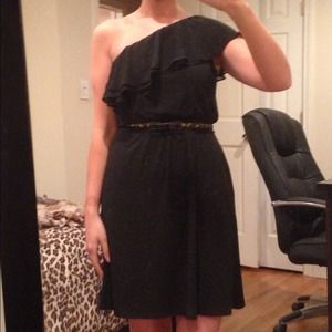 One shoulder dress