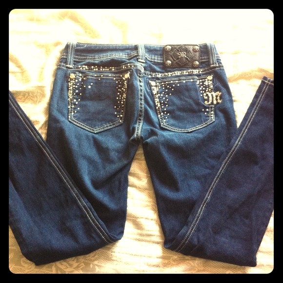 Miss Me Jeans dark wash Skinnies