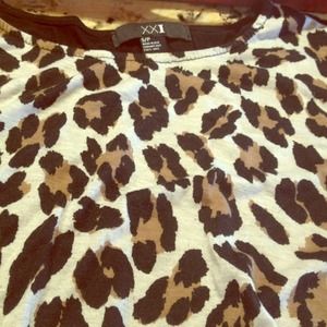 Forever 21 leopard hi low top