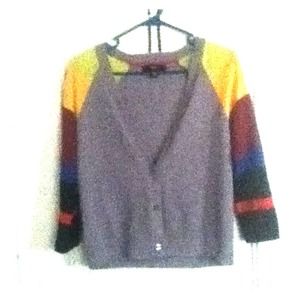 Mossimo Color Block Cardigan