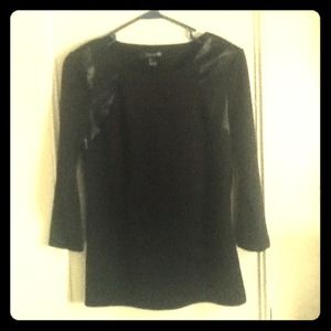 F21 Black Fashionista Shirt