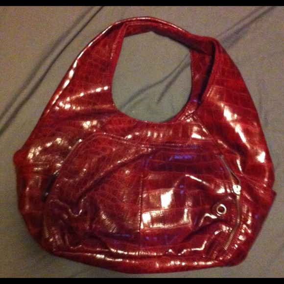 Bueno leather embossed bag