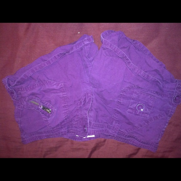 Purple shorts