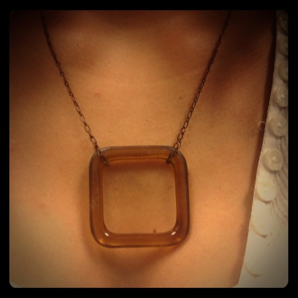 REDUCED! Cool necklace made from recycled bottles!