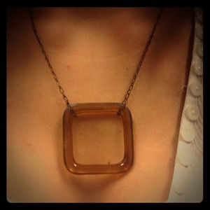 REDUCED! Cool necklace made from recycled bottles!