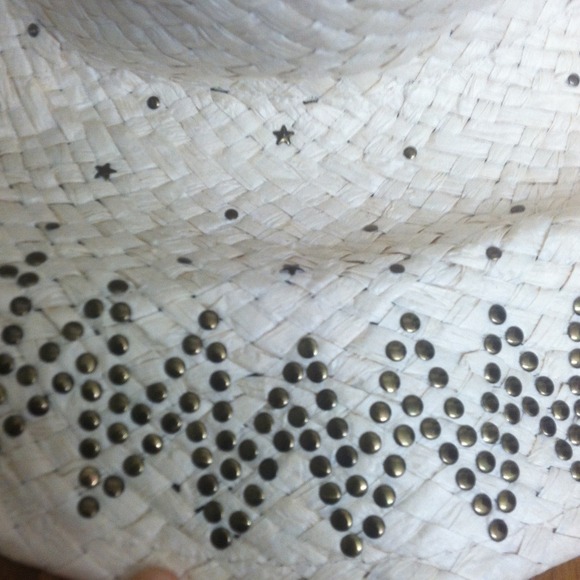 Patterned Straw Hat - Picture 2 of 2
