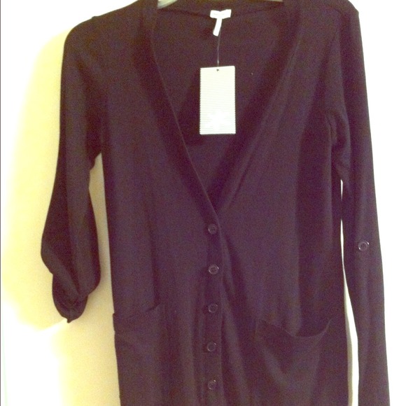 NWT Splendid black cardigan