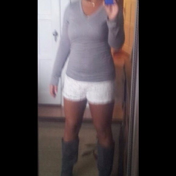 White lace shorts (reserved )