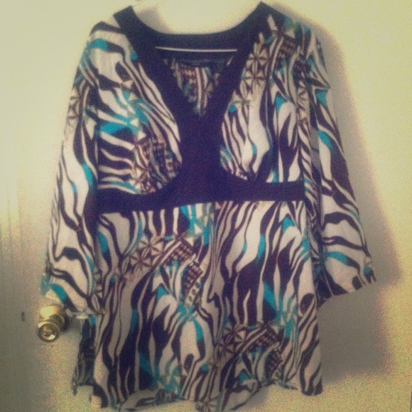 Boho-style Casual Cross-front Stretch Shirt