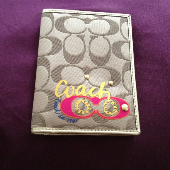 Coach passport holder