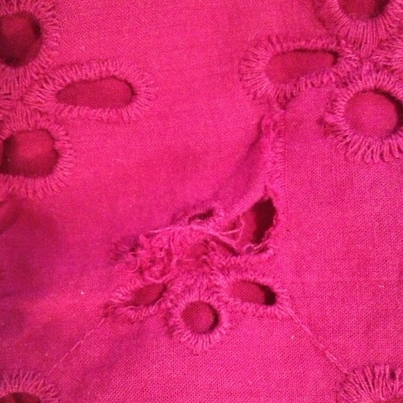 Embroidered LOFT pink shorts - Picture 3 of 3