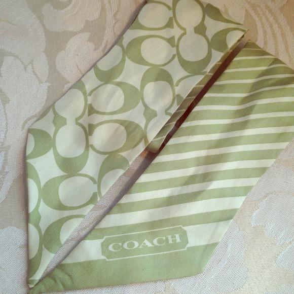 COACH purse scarf