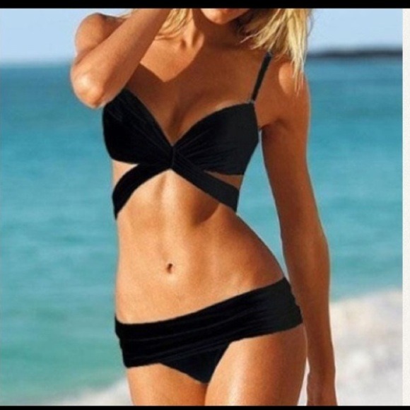 HOLD**** Black two piece swimsuit