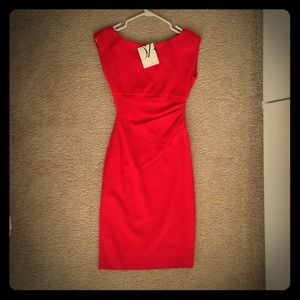 DVF red Jori dress, NWT