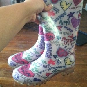 Coach rain boots