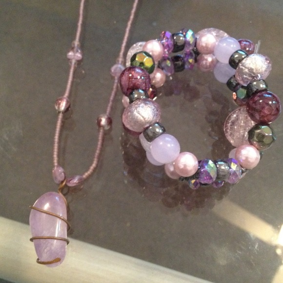 Handmade Genuine Amethyst Necklace