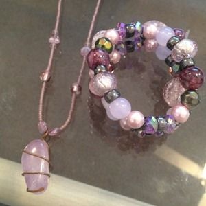 Handmade Genuine Amethyst Necklace