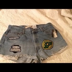 Levi's Urban Renewal Collection patch shorts