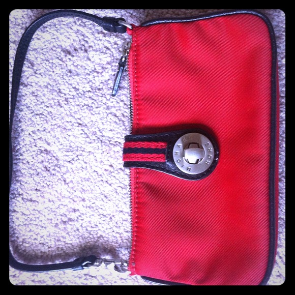 Michael Kors Handbags - Red Michael Kors clutch/purse