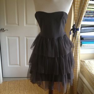 Gray Ballerina Tulle Dress