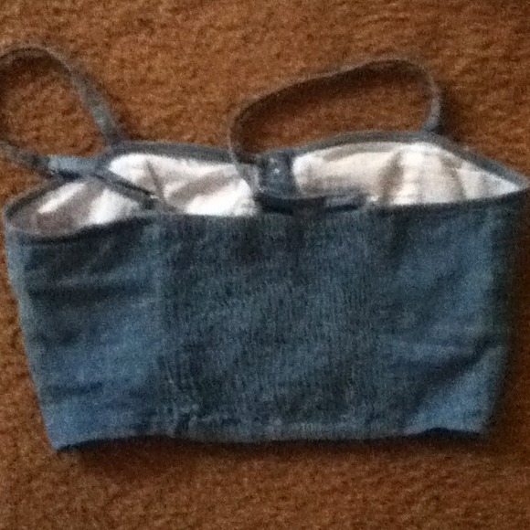 Blue Charlotte Crop top - Picture 2 of 2