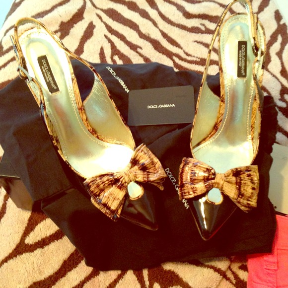 D&G Shoes - Authentic D&G sling backs