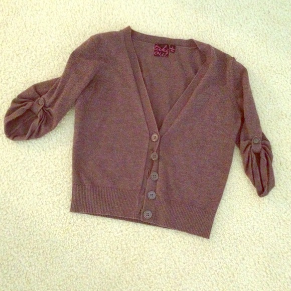 Cardigan -brown fits like a medium/Large