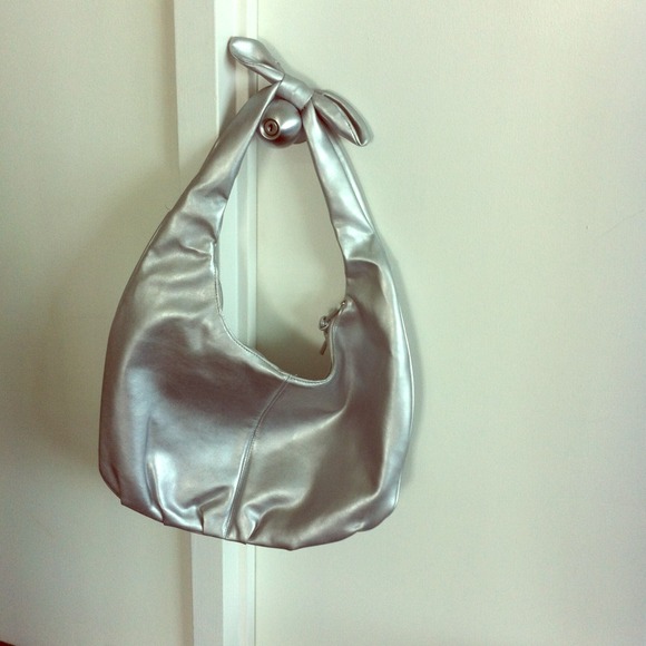 Simple Silver Handbag