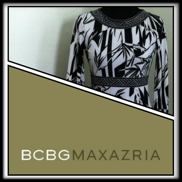 BCBGMaxAzria Graphic Print Dress